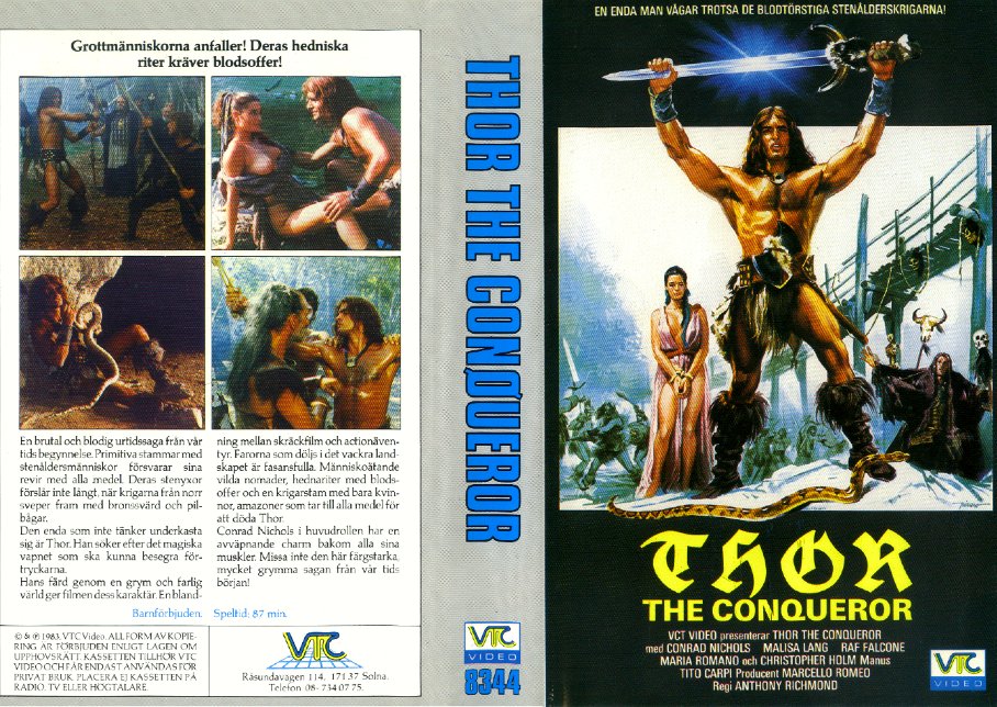 Thor The Conqueror Dvd